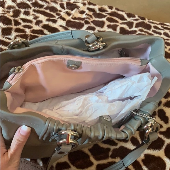 Authentic beautiful gray Coach bag!! - Picture 3 of 7